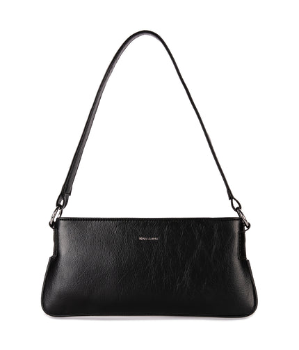 YVONNE Vegan Shoulder Bag - Theme | Color: Black - variant::black
