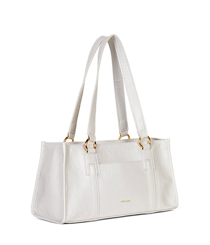 ZARIA Vegan Tote Satchel Bag - Theme | Color: Glaze - variant::glaze