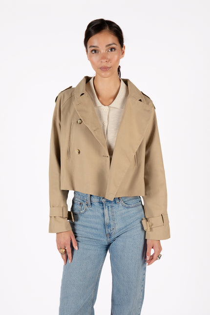 JAIPUR Women's Vegan Jacket | Color: Khaki - variant::khaki