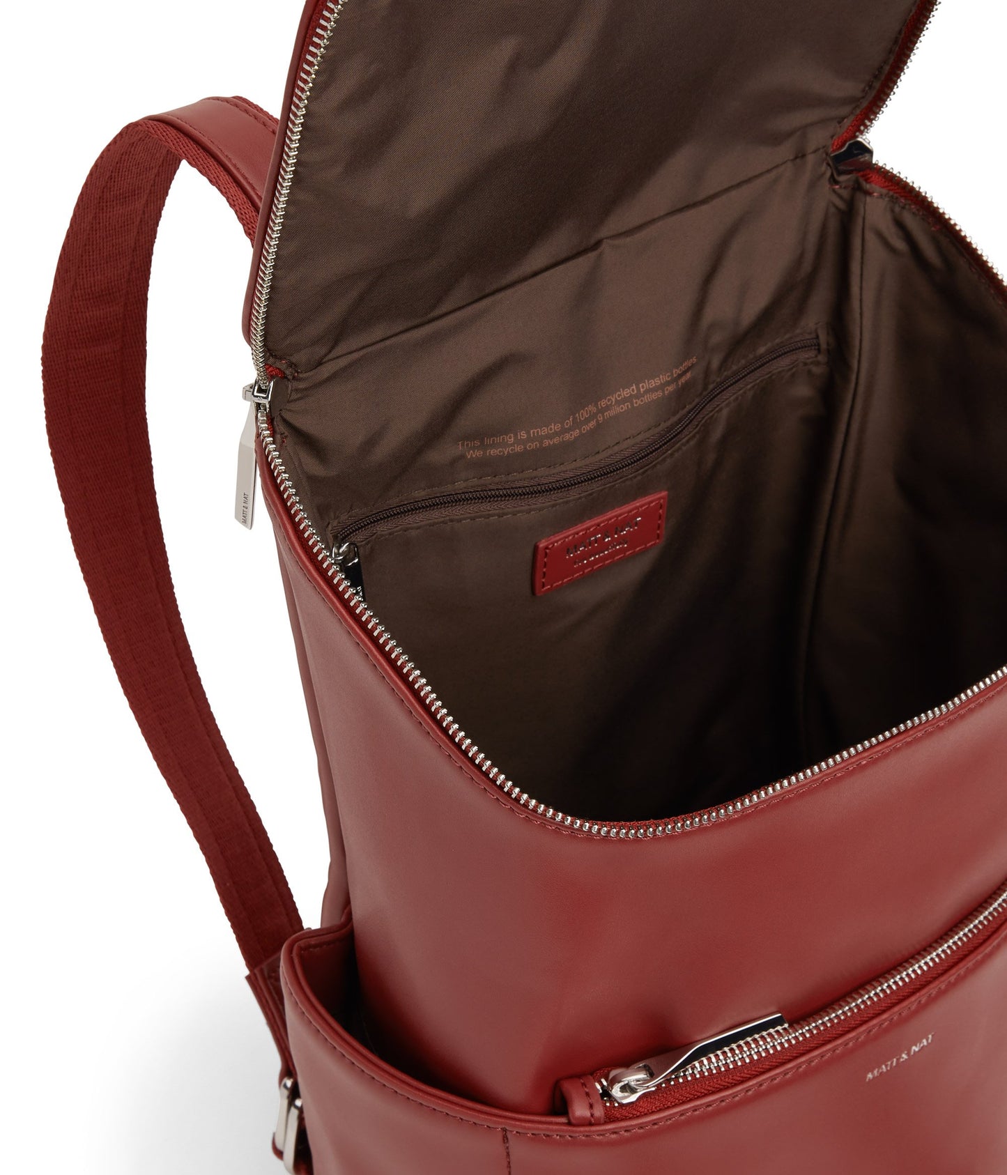 BRAVE Vegan Backpack - Loom | Color: Red - variant::gala