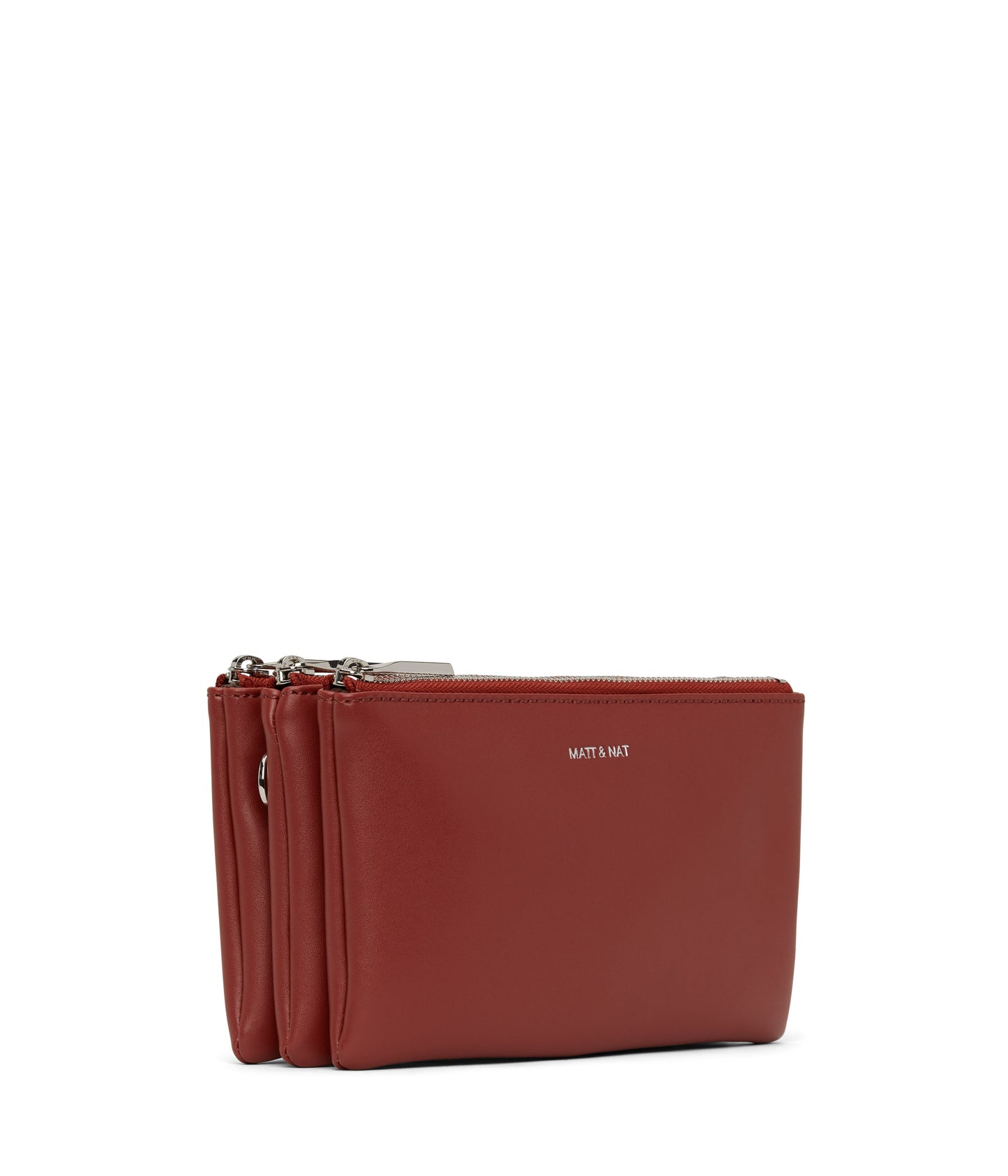 TRIPLET Vegan Crossbody Bag - Loom | Color: Red - variant::gala