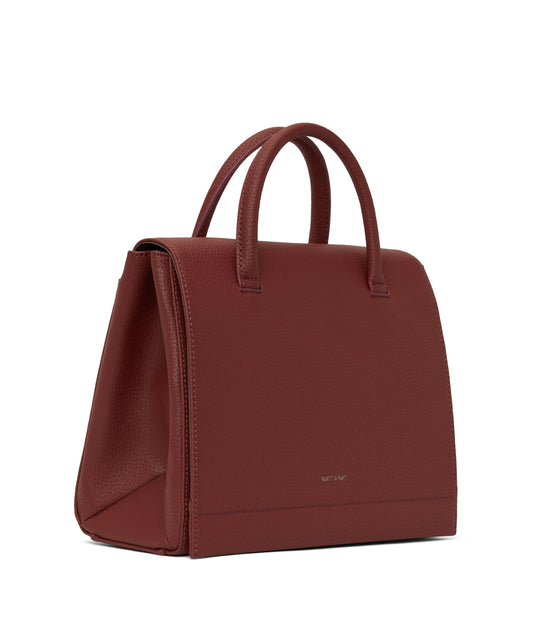 ADEL Vegan Satchel - Purity | Color: Red - variant::beet