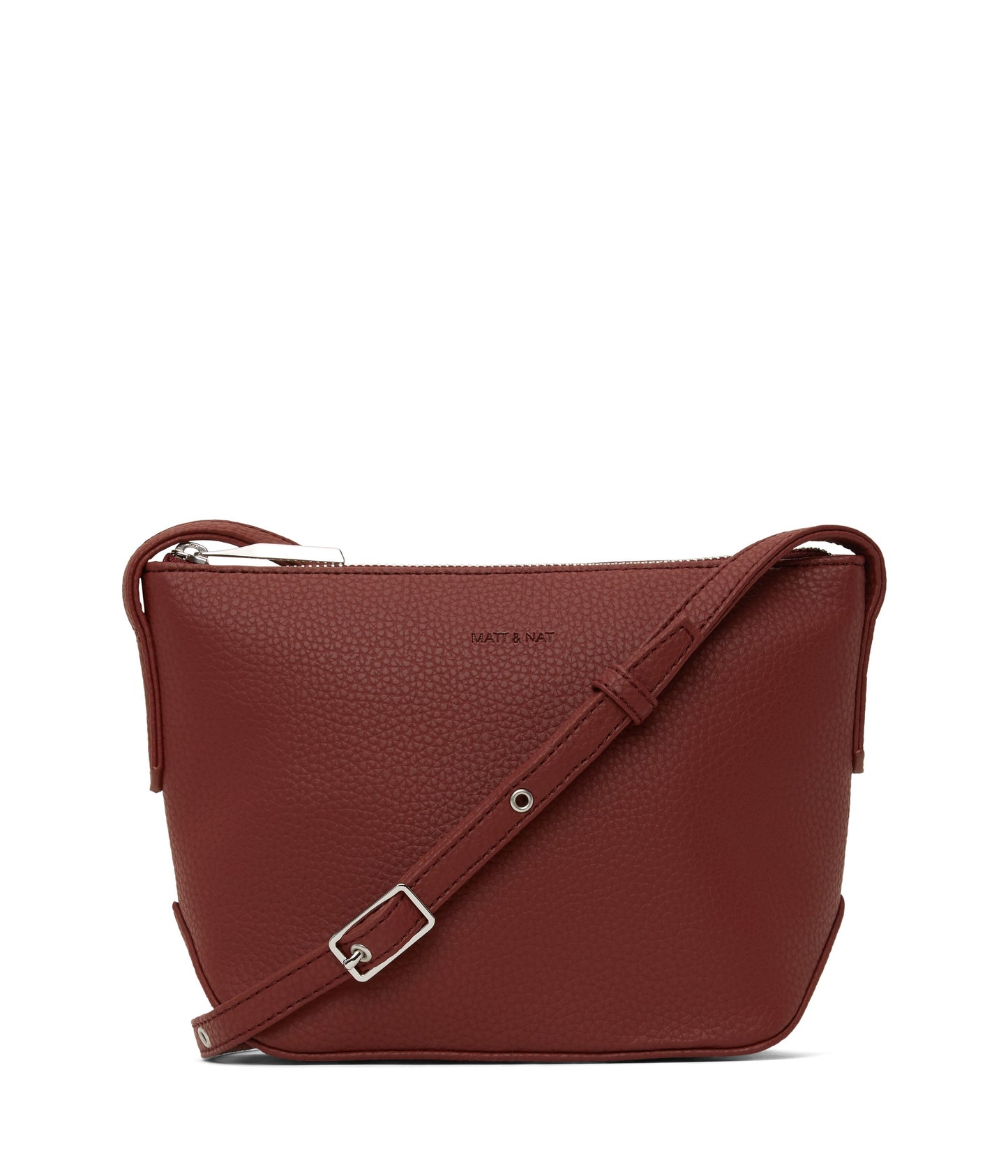 SAM Vegan Crossbody Bag - Purity | Color: Red - variant::beet