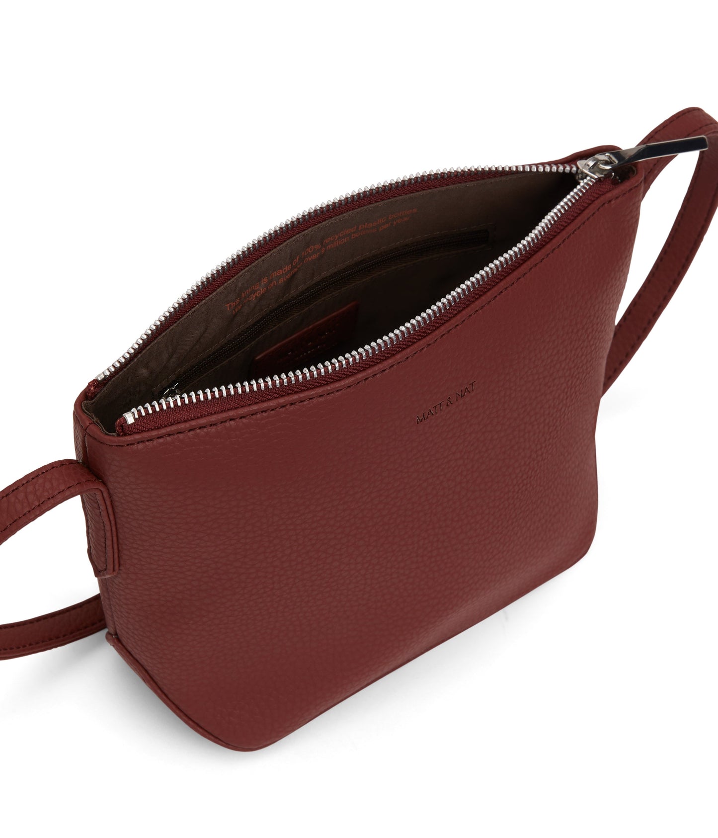 SAM Vegan Crossbody Bag - Purity | Color: Red - variant::beet