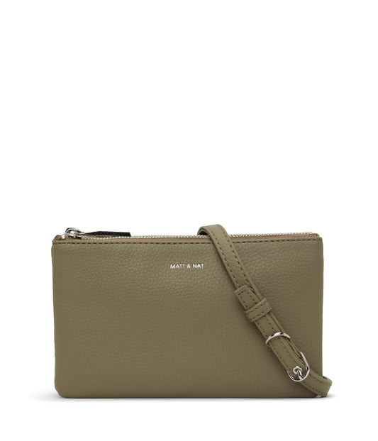 TRIPLET Vegan Crossbody Bag - Purity | Color: Grey - variant::mineral