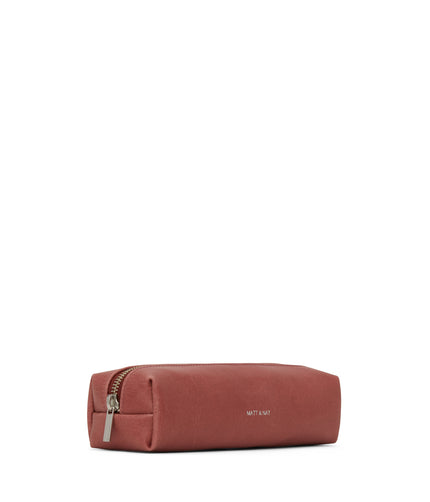TECKEL Vegan Pencil Case - Vintage | Color: Pink - variant::heirloom