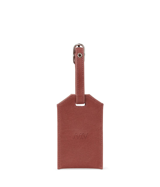 TROTTER Vegan Luggage Tag - Vintage | Color: Pink - variant::heirloom