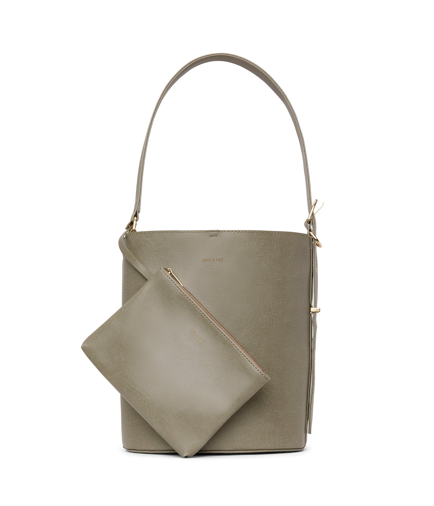 AZUR Vegan Bucket Bag - Vintage | Color: Green - variant::sage