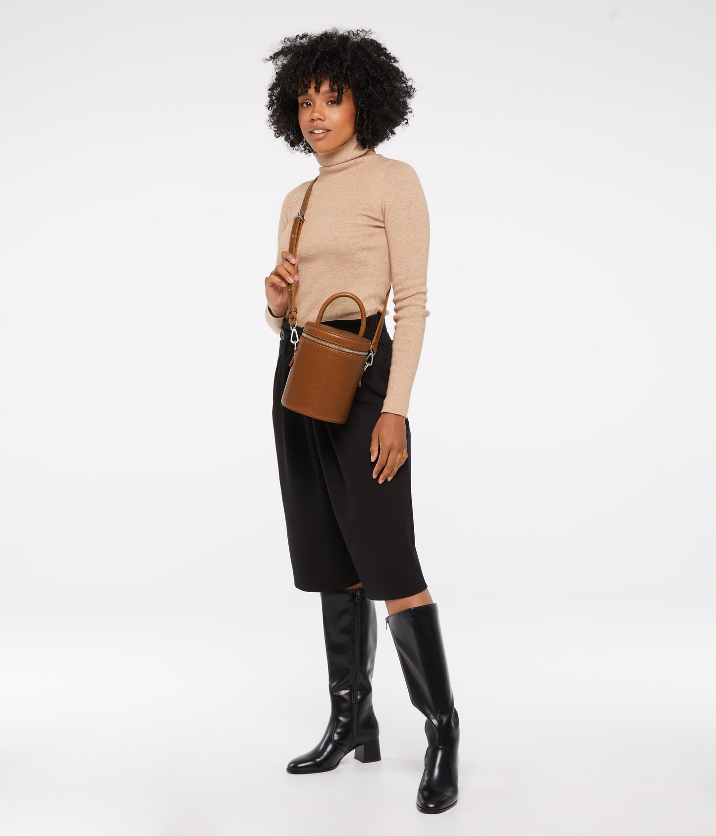 DOV Vegan Crossbody Bag - Vintage | Color: Black - variant::black