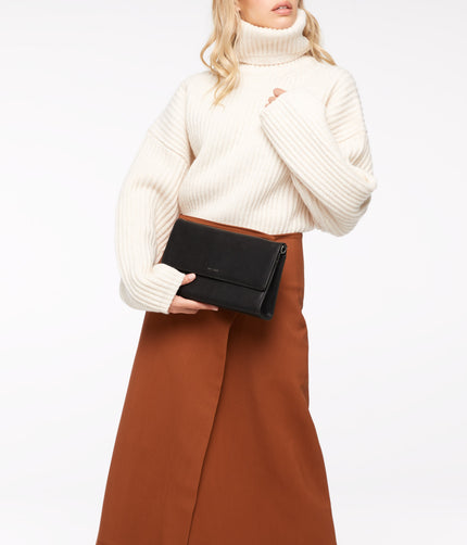 DREWLG Large Vegan Crossbody Bag - Vintage | Color: Green - variant::sage