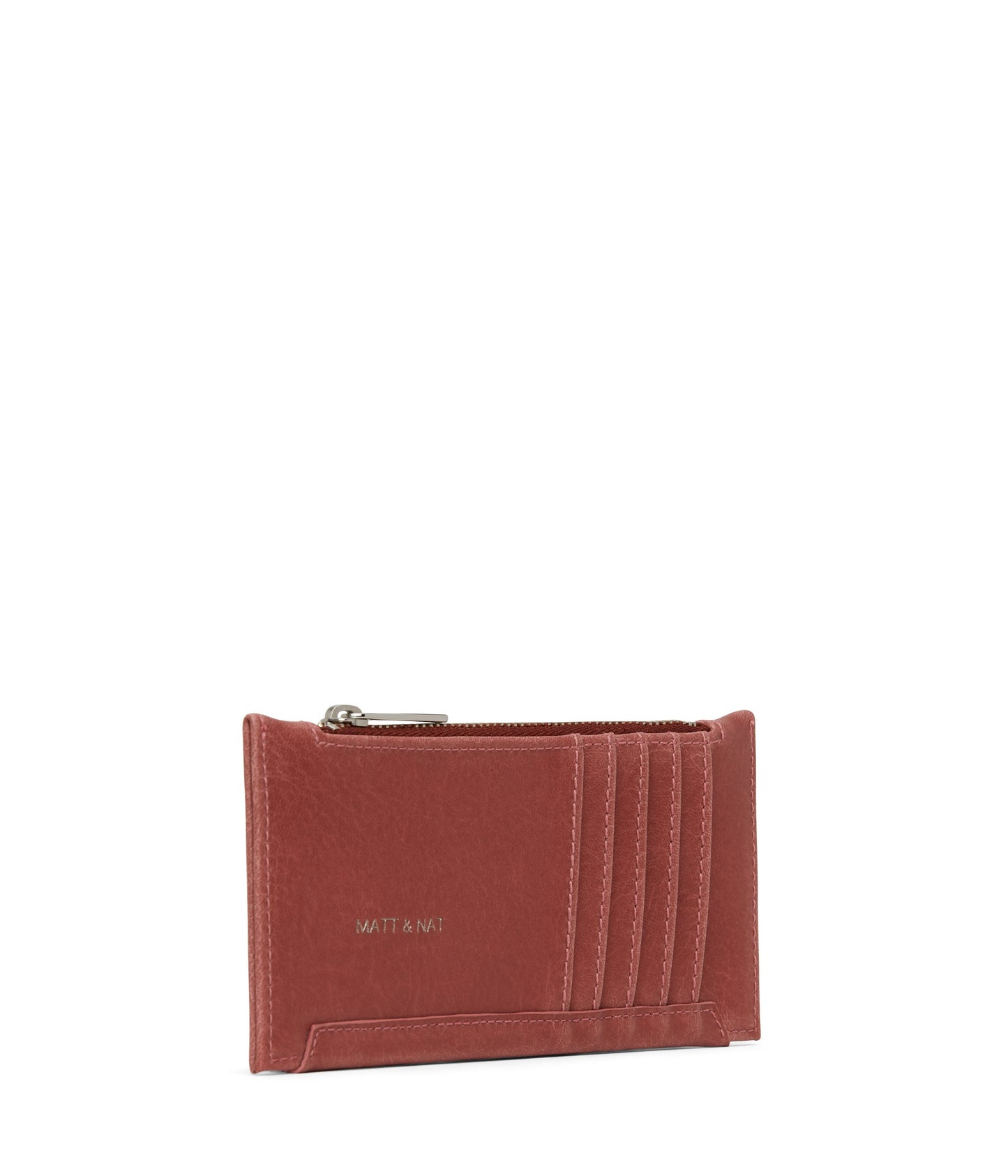 JESSE Slim Vegan Wallet - Vintage | Color: Pink - variant::heirloom