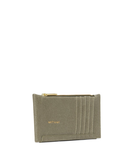 JESSE Slim Vegan Wallet - Vintage | Color: Green - variant::sage
