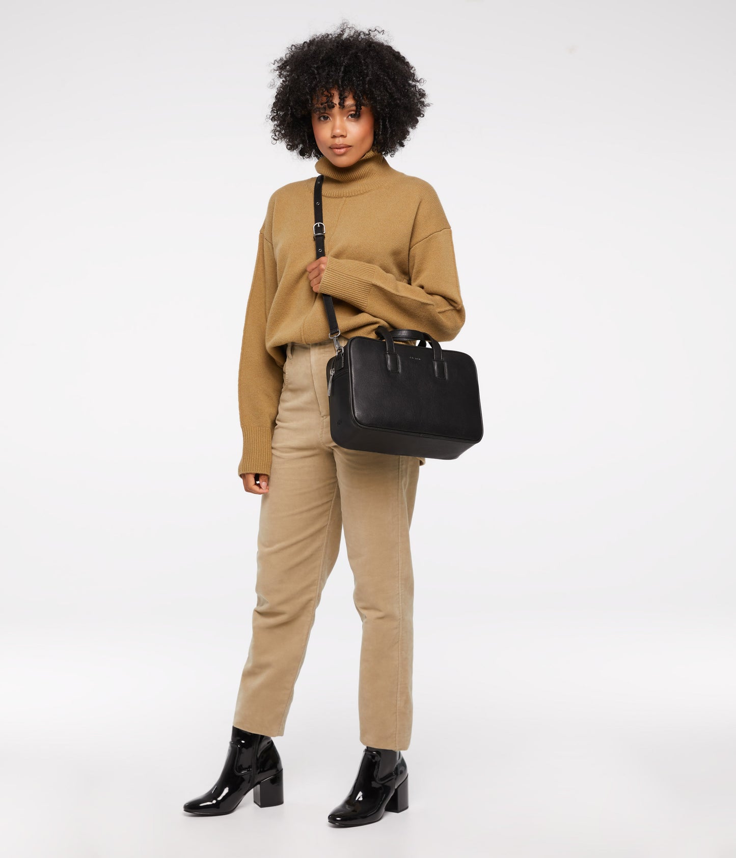 KENSI Vegan Satchel - Vintage | Color: Brown - variant::chili