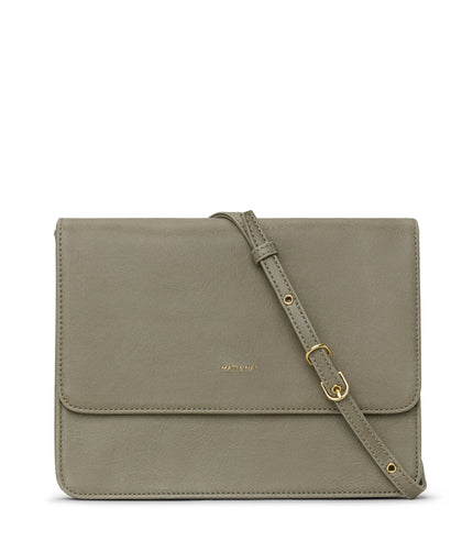 LYSA Vegan Crossbody Bag - Vintage | Color: Green - variant::sage