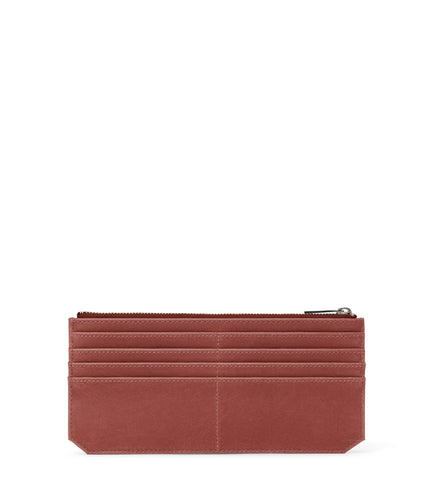 PERLA Vegan Flat Wallet - Vintage | Color: Pink - variant::heirloom