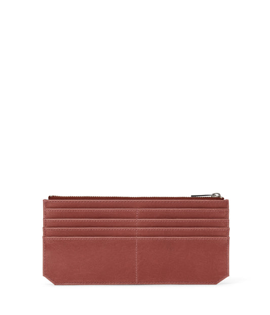 PERLA Vegan Flat Wallet - Vintage | Color: Pink - variant::heirloom