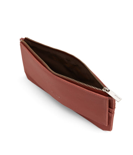 PERLA Vegan Flat Wallet - Vintage | Color: Pink - variant::heirloom