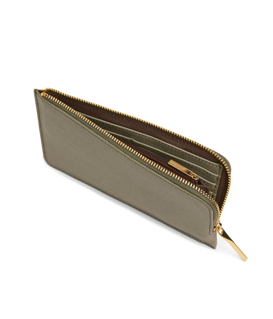 SEVA Vegan Wallet - Vintage | Color: Green - variant::sage