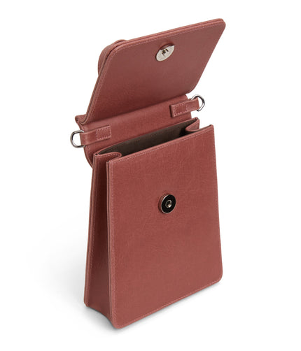 THESSA Vegan Crossbody Bag - Vintage | Color: Pink - variant::heirloom