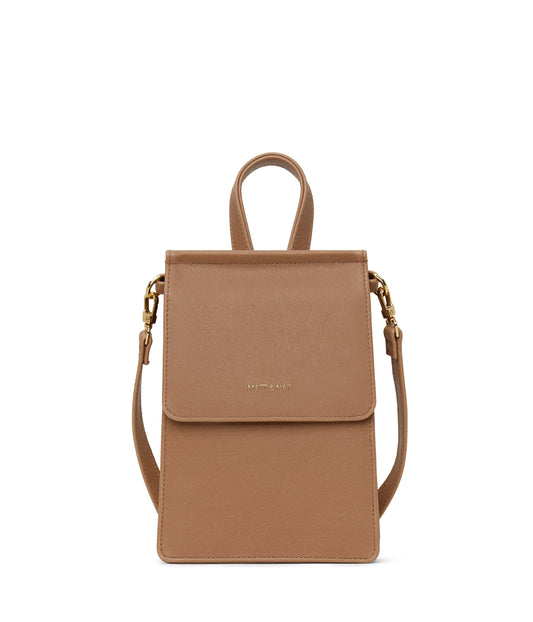 THESSA Vegan Crossbody Bag - Vintage | Color: Tan - variant::soy