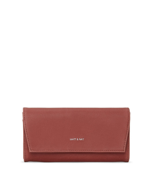 VERA Vegan Wallet - Vintage | Color: Pink - variant::heirloom