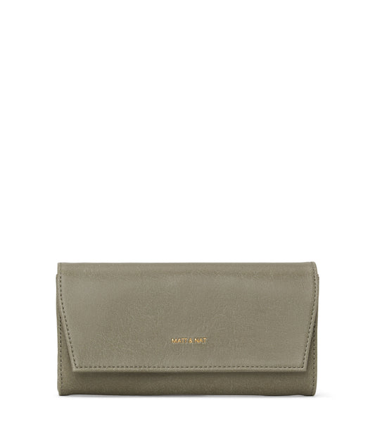 VERA Vegan Wallet - Vintage | Color: Green - variant::sage