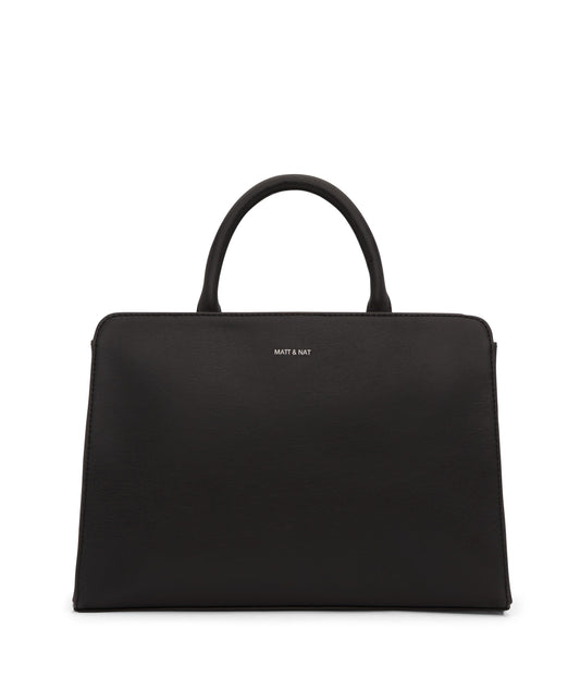 VON Vegan Satchel - Vintage | Color: Black - variant::black