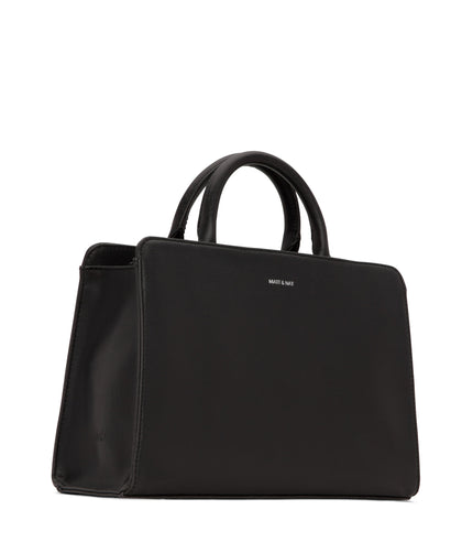 VON Vegan Satchel - Vintage | Color: Black - variant::black