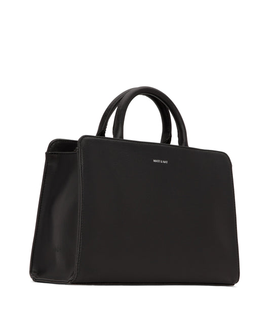 VON Vegan Satchel - Vintage | Color: Black - variant::black