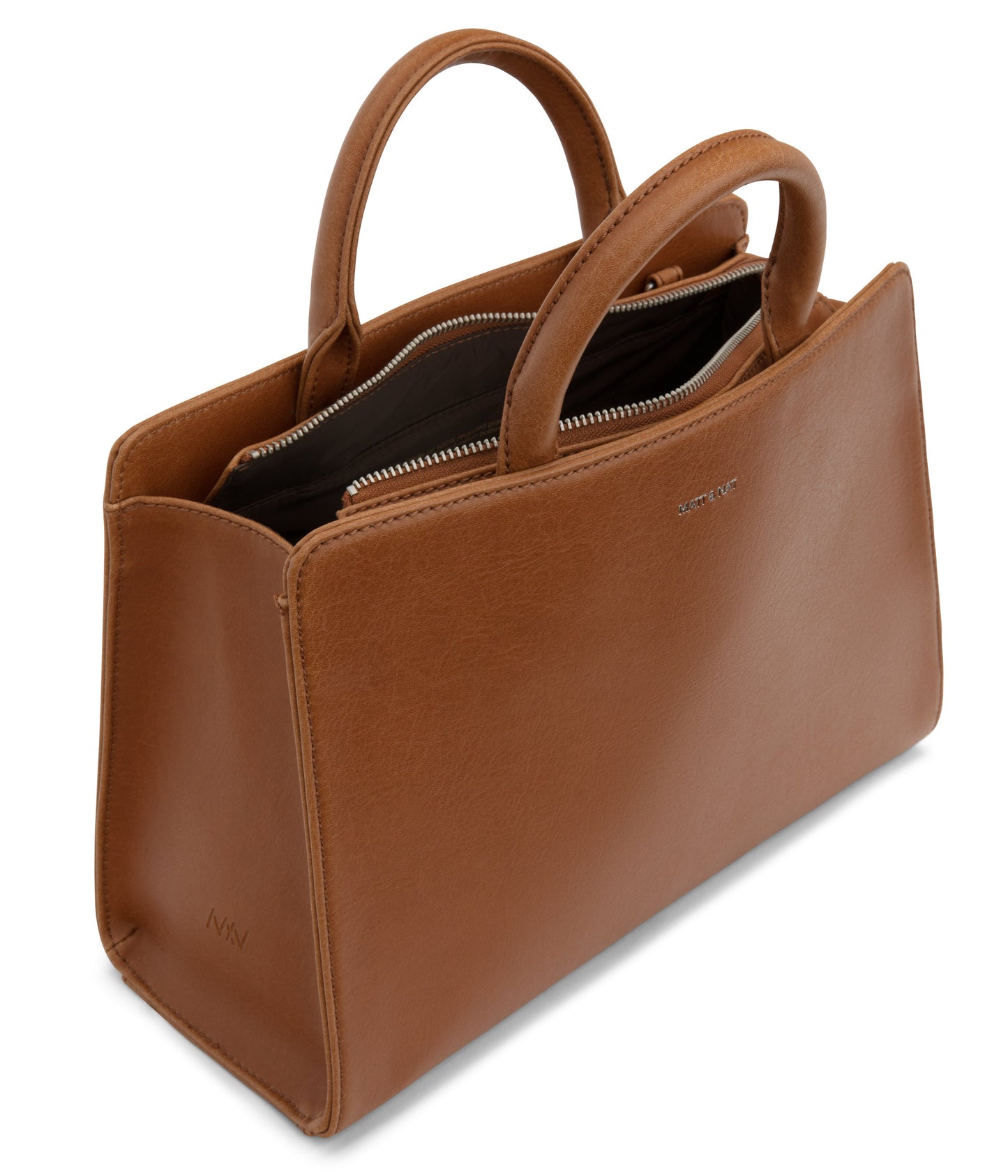 VON Vegan Satchel - Vintage | Color: Brown - variant::chili
