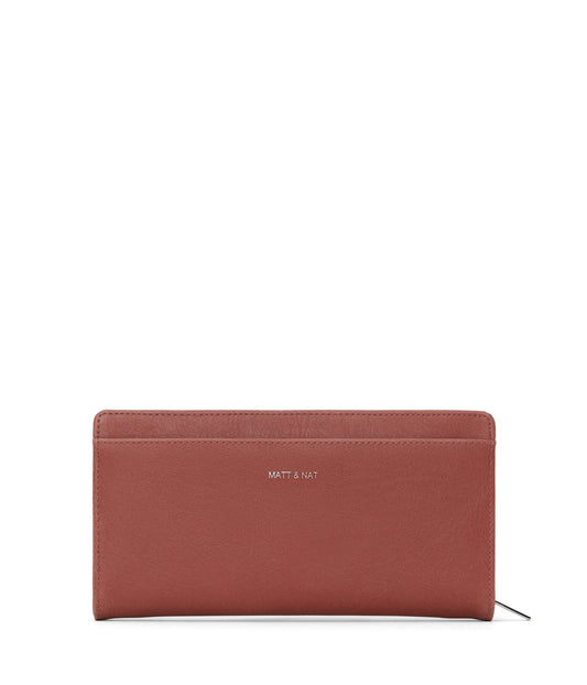 WEBBER Vegan Wallet - Vintage | Color: Pink - variant::heirloom