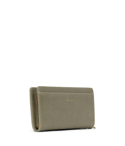 WEBBER Vegan Wallet - Vintage | Color: Green - variant::sage