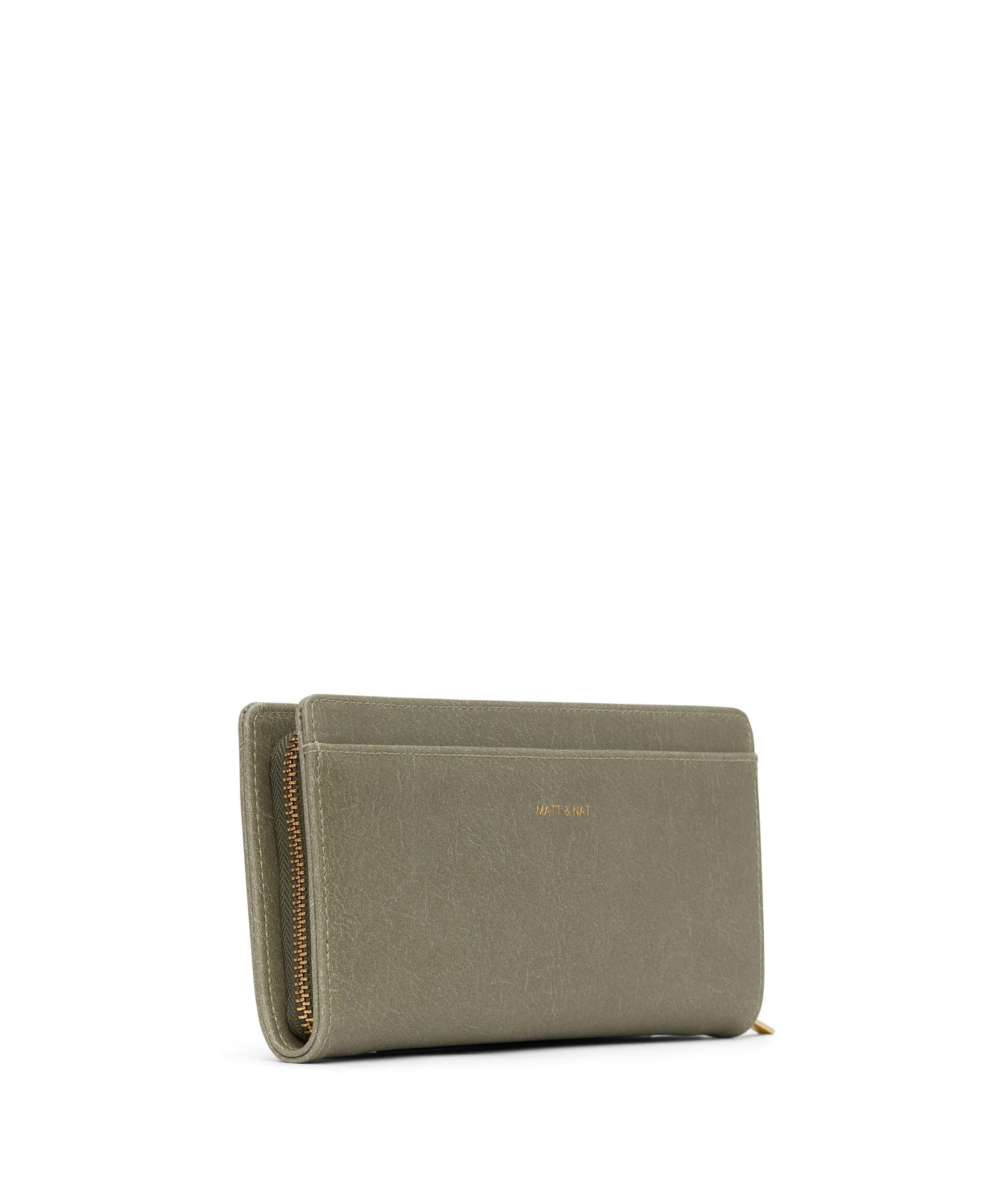 WEBBER Vegan Wallet - Vintage | Color: Green - variant::sage