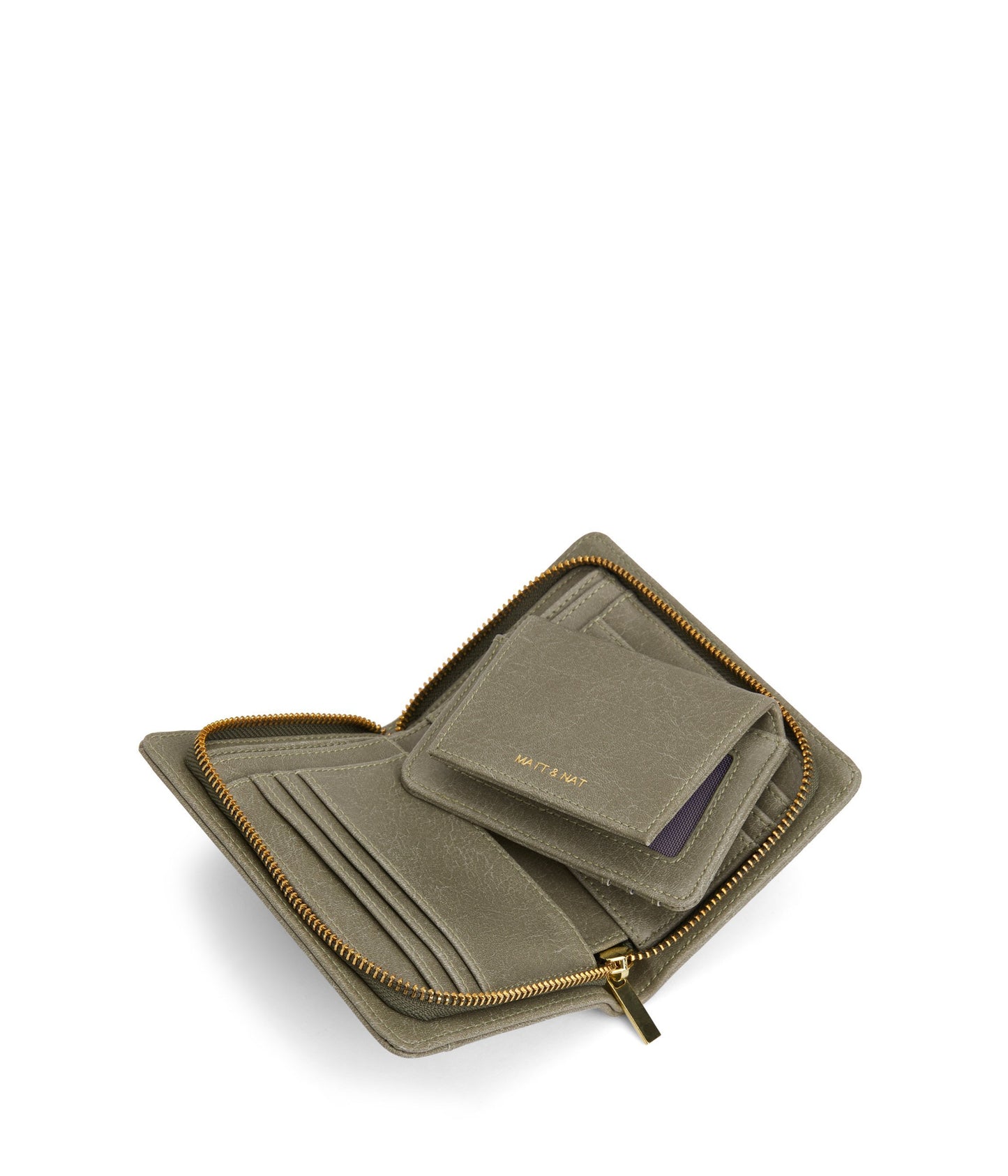 WEBBERSM Small Vegan Wallet - Vintage | Color: Green - variant::sage