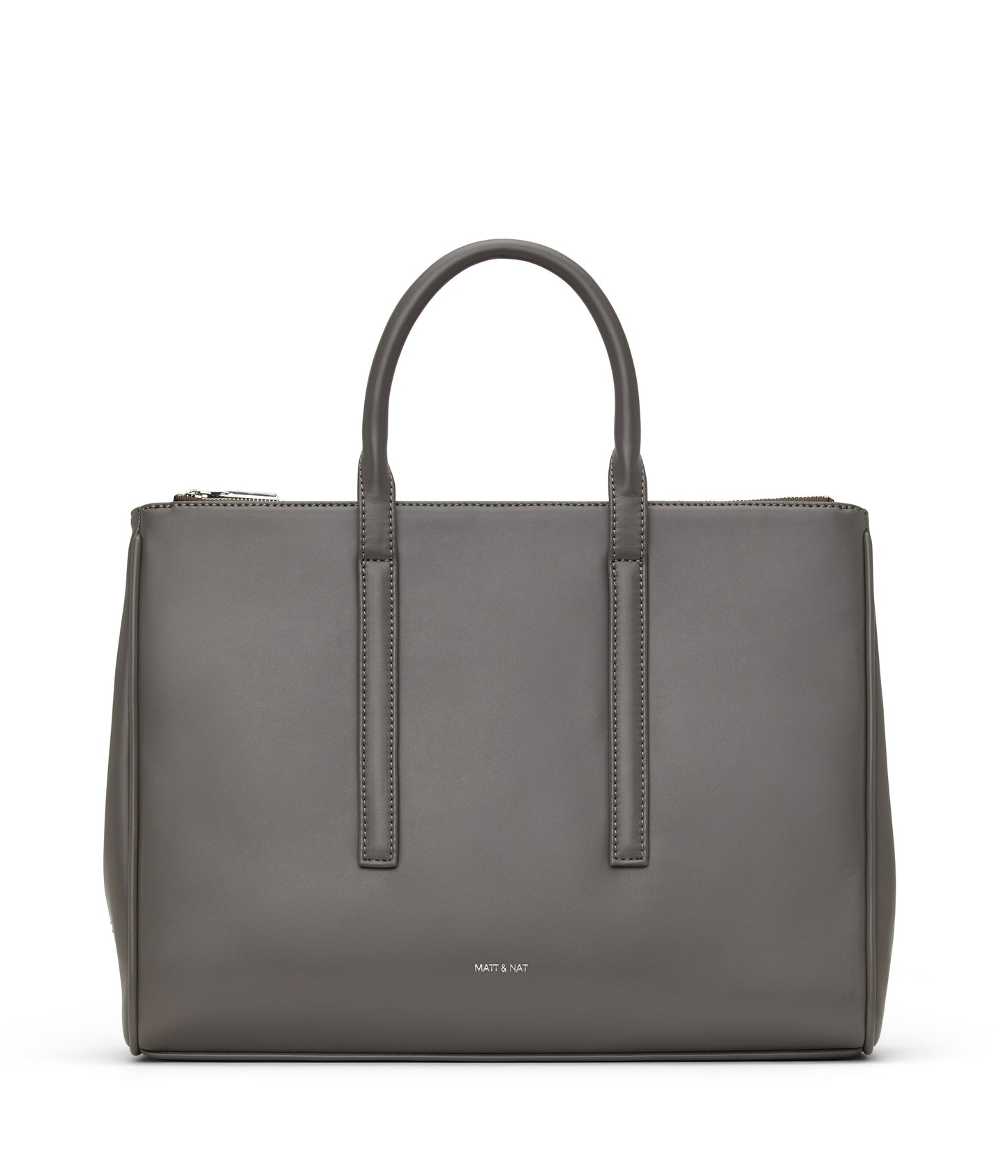 EVELIN Vegan Satchel - Loom | Color: Grey - variant::essence