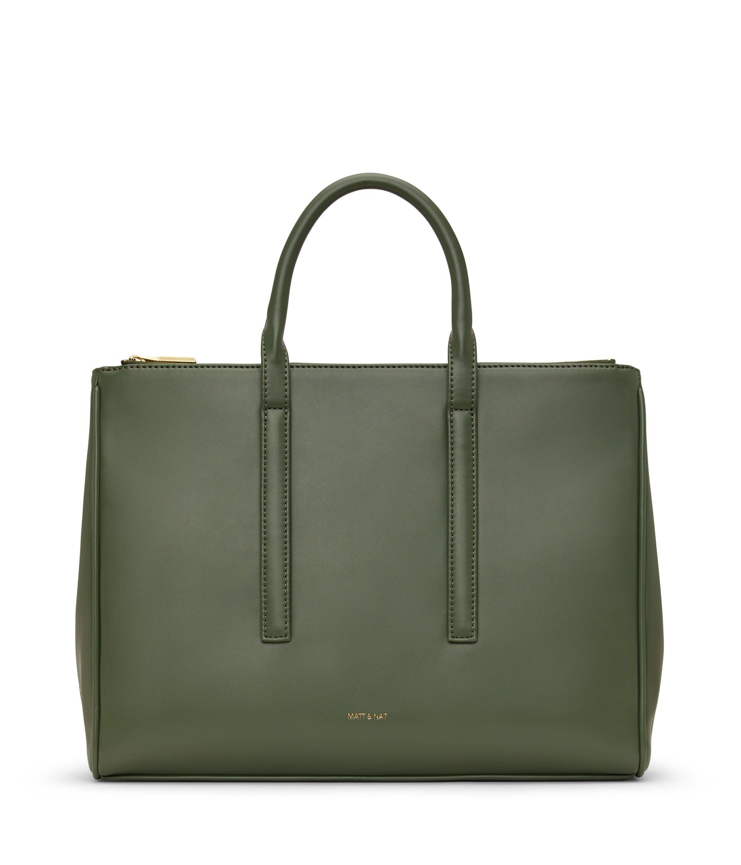 EVELIN Vegan Satchel - Loom | Color: Green - variant::stem