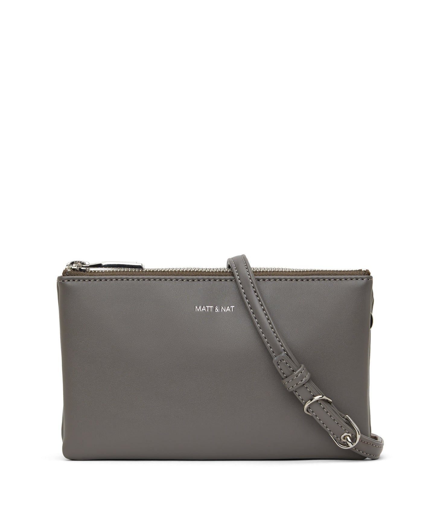 TRIPLET Vegan Crossbody Bag - Loom | Color: Grey - variant::essence