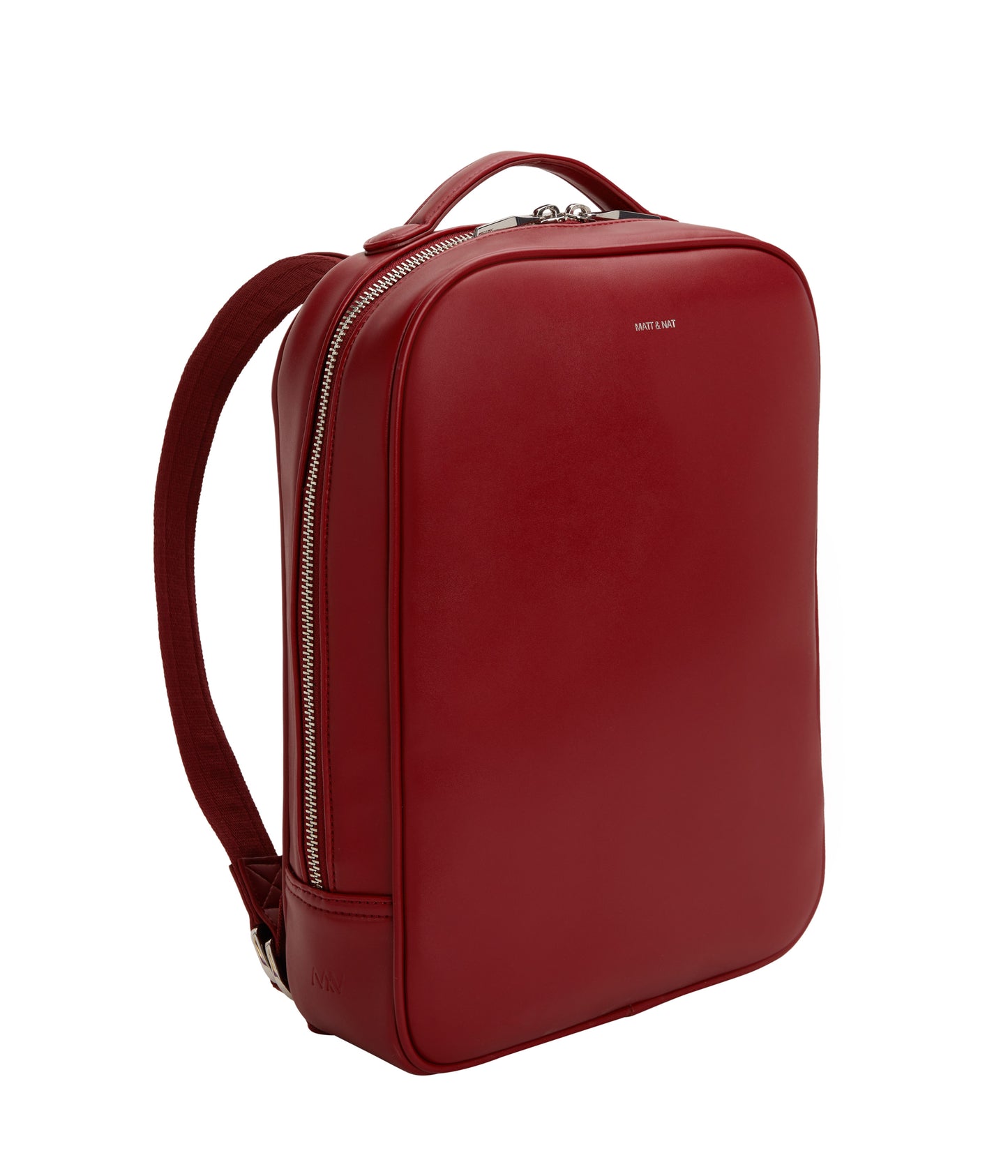 ALEX Vegan Backpack - Loom | Color: Red - variant::plum