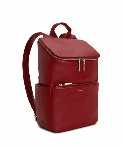 BRAVE MICRO Vegan Crossbody Bag - Loom | Color: Red - variant::plum