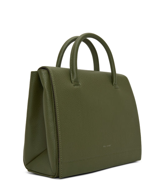 ADEL Vegan Satchel - Purity | Color: Green - variant::meadow