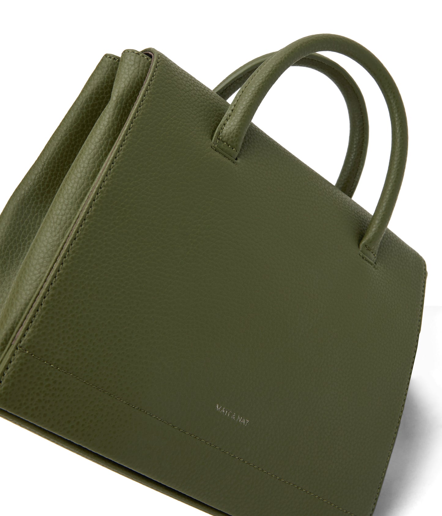 ADEL Vegan Satchel - Purity | Color: Green - variant::meadow