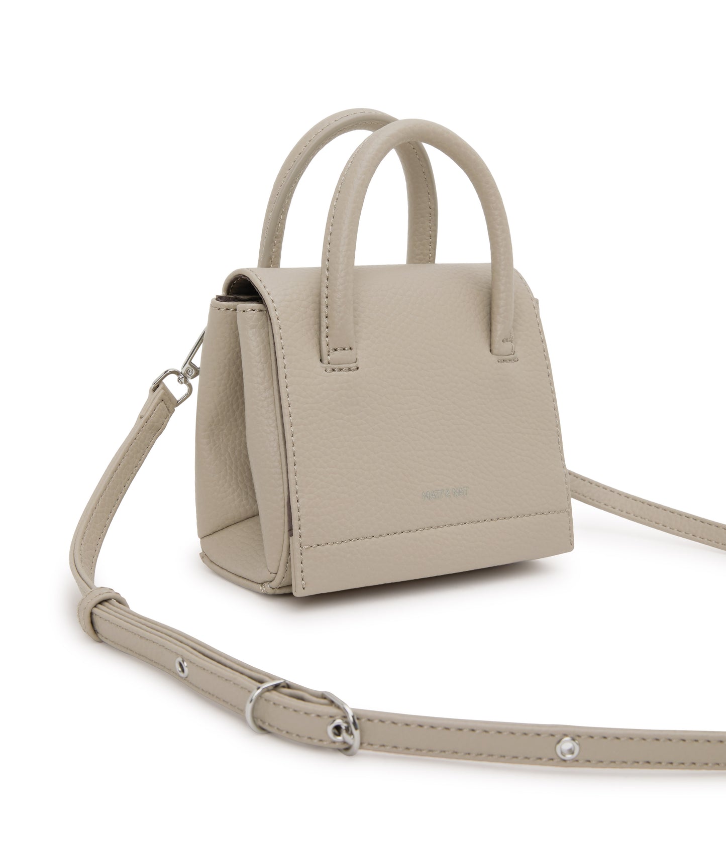 ADEL MICRO Vegan Satchel - Purity | Color: Beige - variant::dream