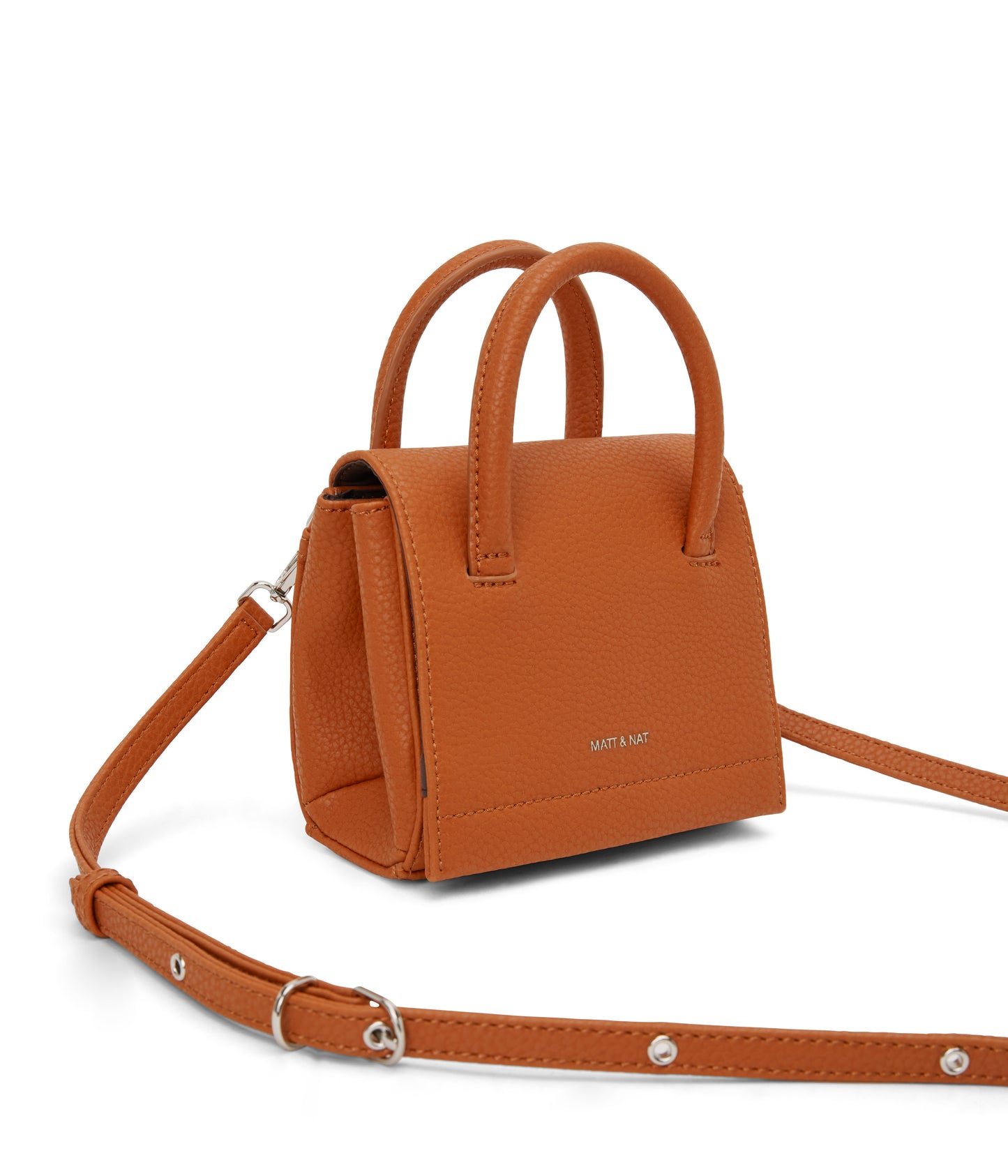 ADEL MICRO Vegan Satchel - Purity | Color: Orange - variant::prairie