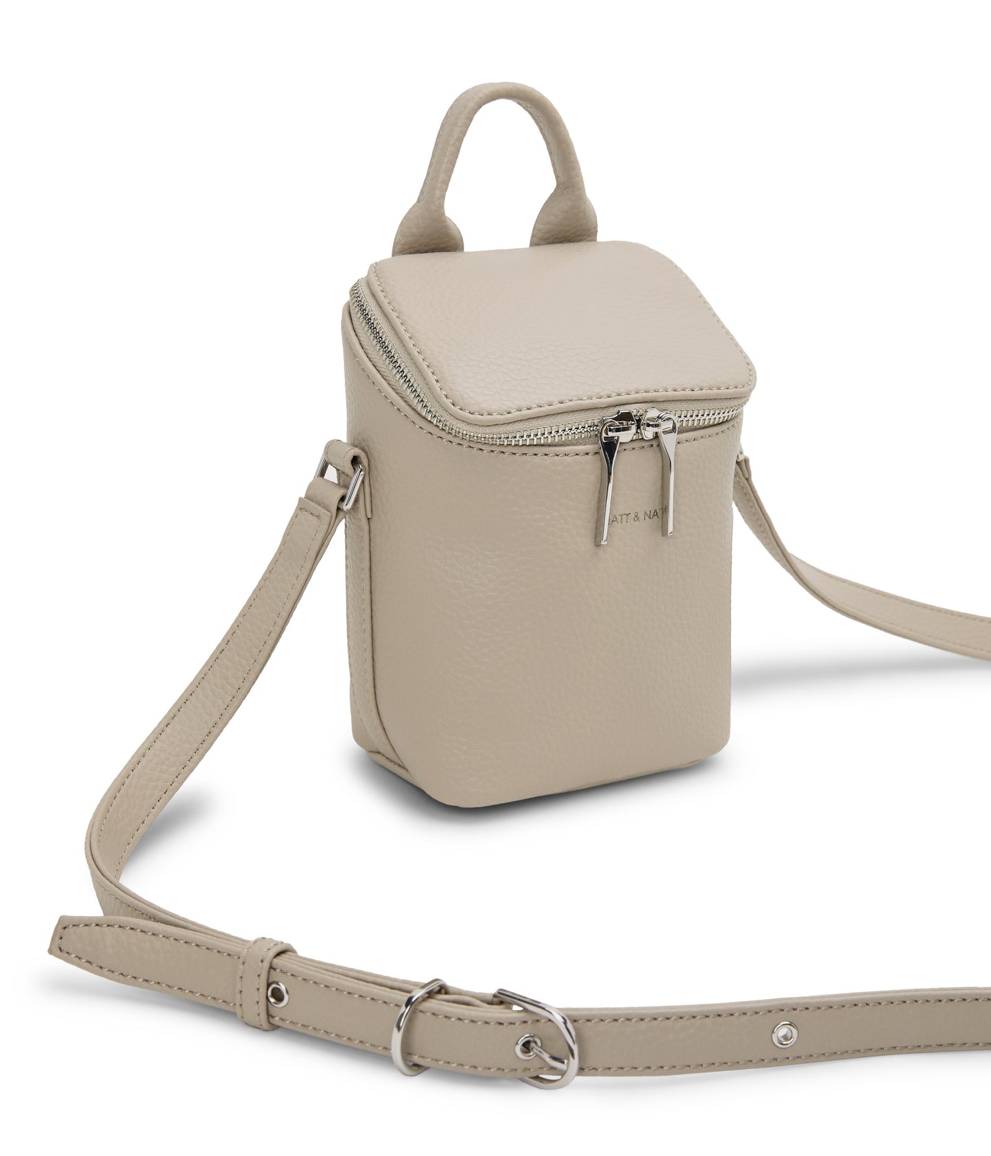 BRAVEMICRO Vegan Crossbody Bag - Purity | Color: Beige - variant::dream