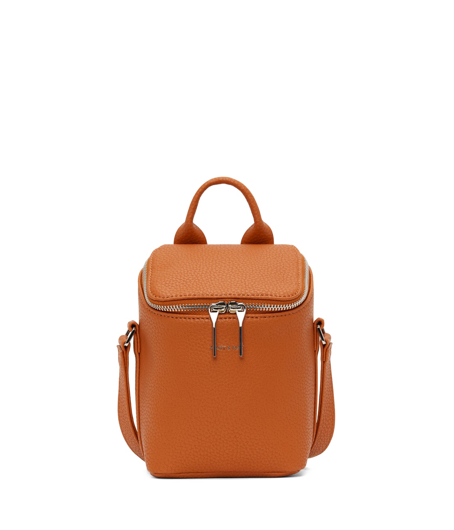 BRAVEMICRO Vegan Crossbody Bag - Purity | Color: Orange - variant::prairie