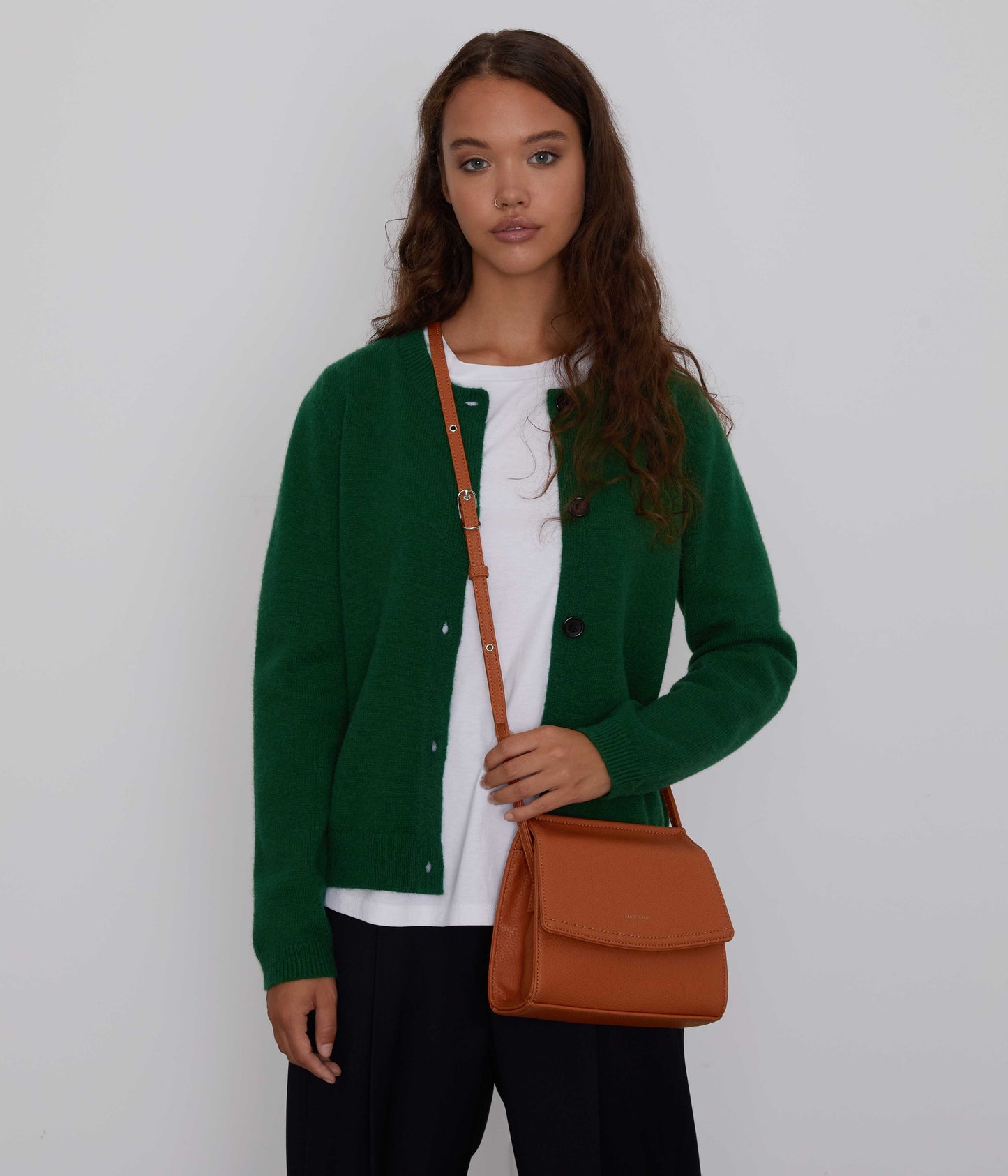 ERIKA Vegan Crossbody Bag - Purity | Color: Green - variant::meadow