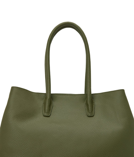 KRISTA Vegan Satchel - Purity | Color: Green - variant::meadow