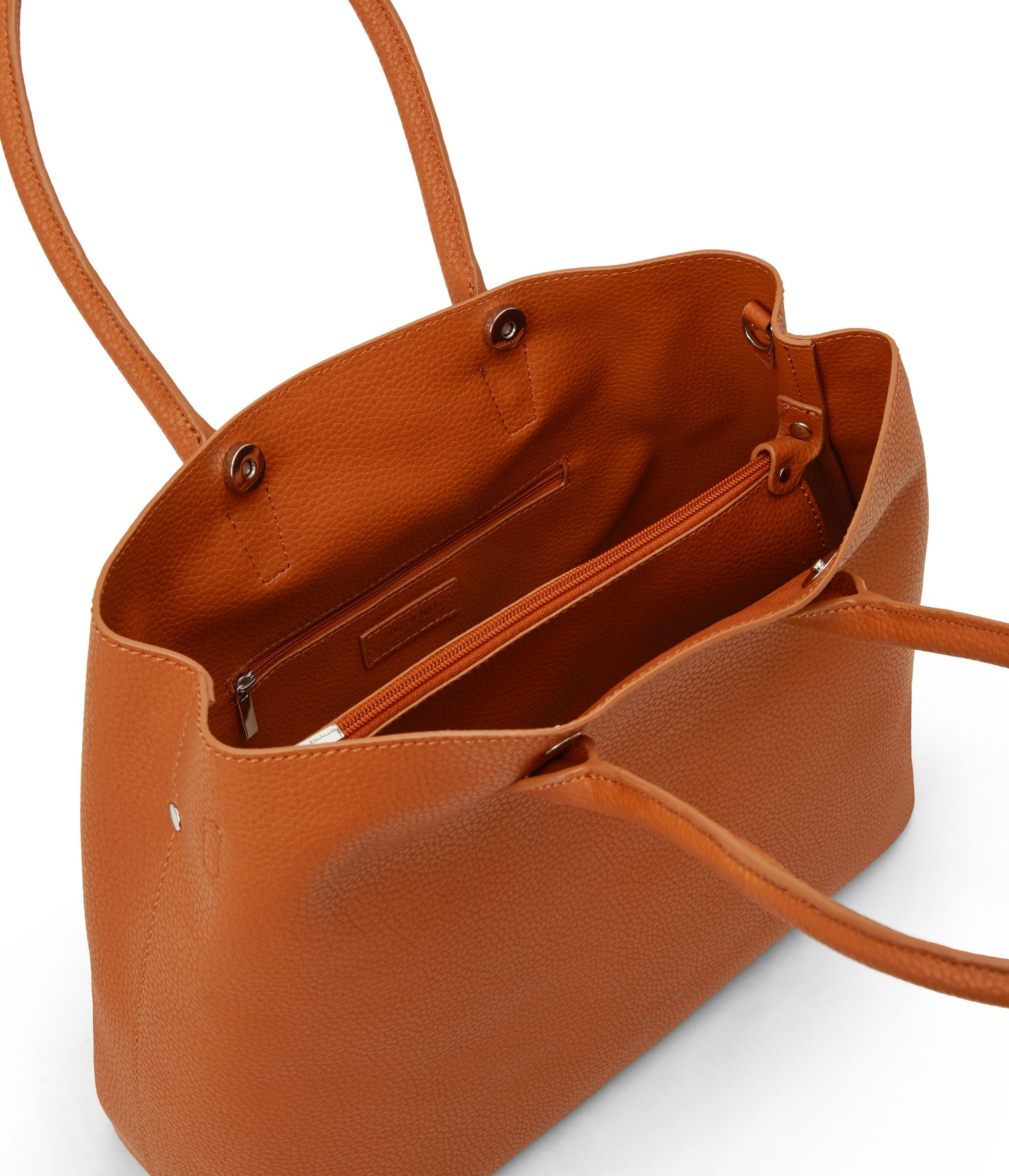 KRISTA Vegan Satchel - Purity | Color: Orange - variant::prairie