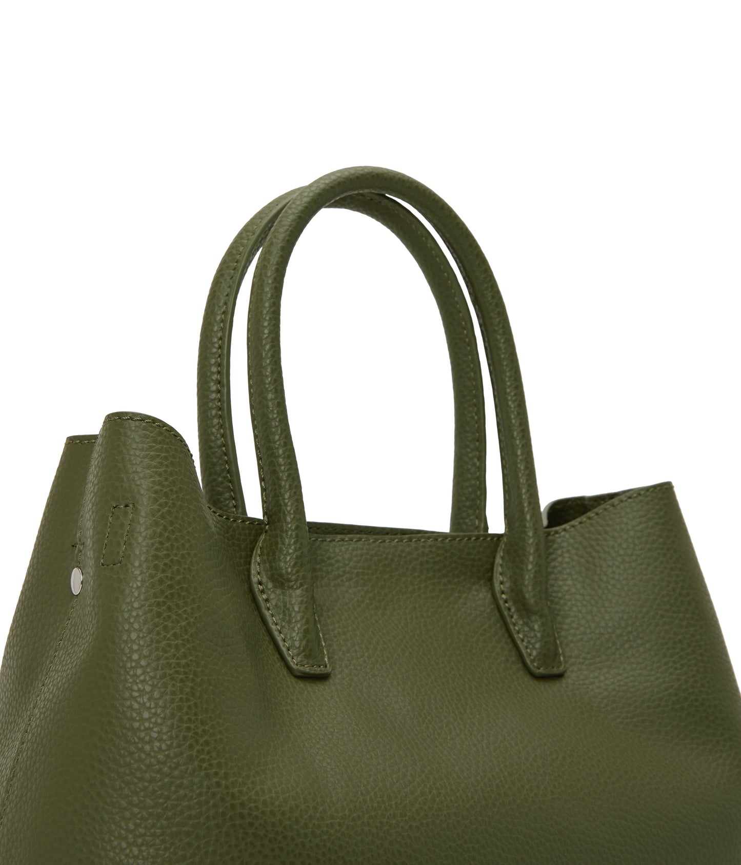 KRISTASM Small Vegan Satchel - Purity | Color: Green - variant::meadow