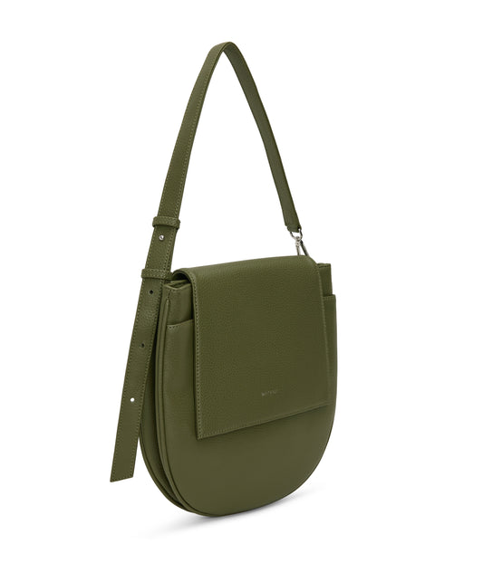 MATCH Vegan Shoulder Bag - Purity | Color: Green - variant::meadow